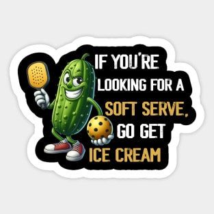 Funny Pickleball, Paddleball Sports Lover Racquetball Sticker